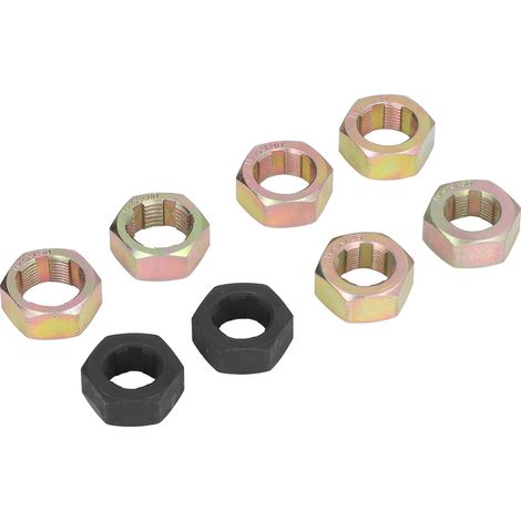 Kit de reparation filetage moyeu auto, outil de redressement et nettoyage pas a vis, acier forge, 8 tailles M24 M22 M20 13/16in 3/4in, coffret plastique (1/5)