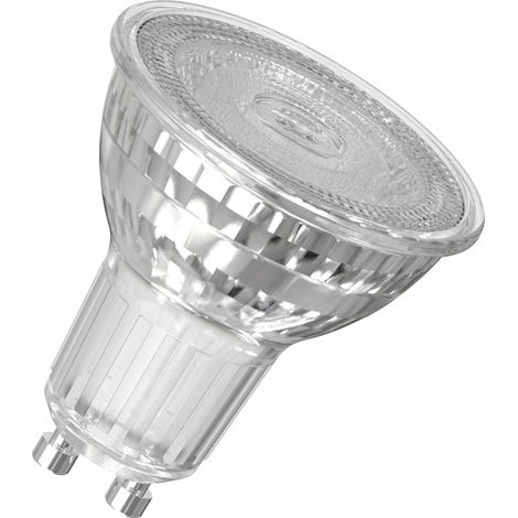 OSRAM HOMELIGHTING 4099854457388 Lampe à réflecteur LED CEE E (A - G) GU10 6.1 W blanc chaud (Ø x H) 50.00 mm x 50.00 mm 1 pc(s) W269433 (1/2)