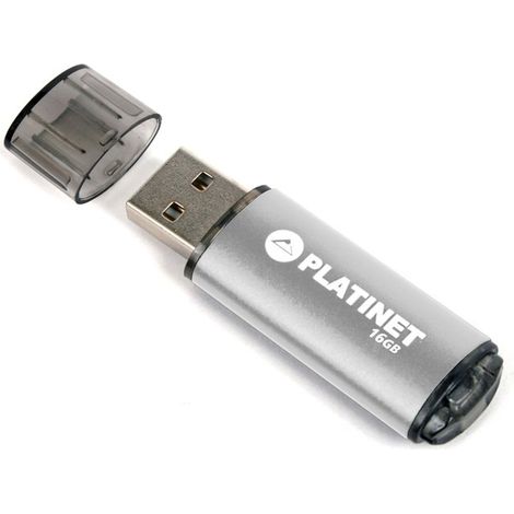 PENDRIVE 16 GB USB 2.0 X-DEPO PLATA PLATINET
