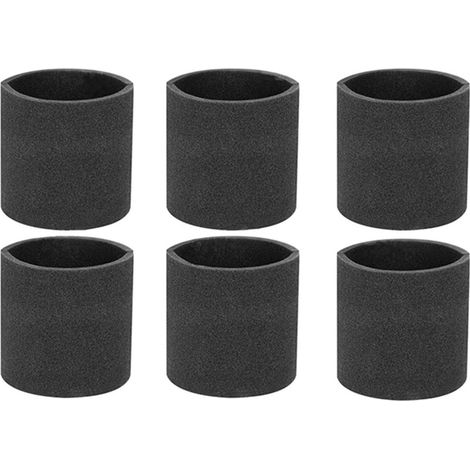 Lot de 6 90585 Manchon en Mousse VF2001 Filtres Rechange pour Aspirateur Sec et Humide , PièCes 9058500 (1/5)