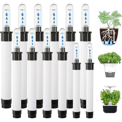 Indicador Nivel Agua - Plástico - Para Macetas Jardineras Plantas en Interior - 12 Unidades - 17 cm 20 cm 22,8 cm (1/5)