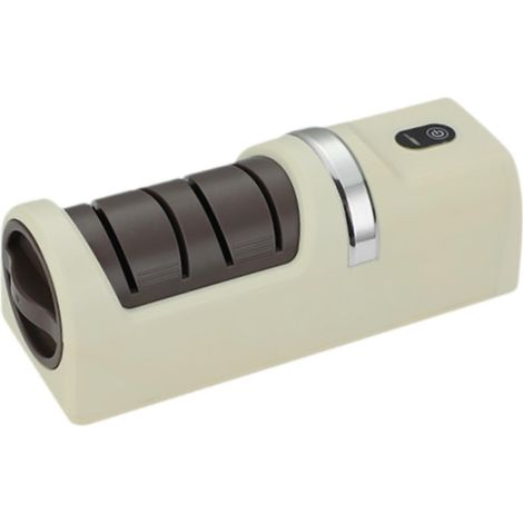 Applicable Outil D'affûtage électrique pour Couteaux de Cuisine et Outils de Jardin, Blanc (1/5)