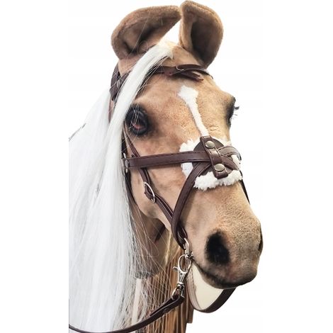 Cheval à bascule réaliste - palomino / Patch A4 (1/5)
