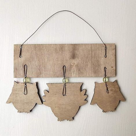 Panneau de bienvenue pour porte d'entrée, hibou, décoration de bienvenue pour porte de jardin, porche, bar, café (1/2)
