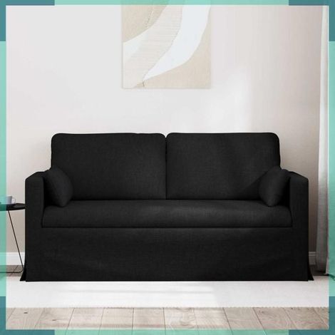 Canapé - 42024364 - Noir - Tissu - 158 x 78 x 80 cm (1/5)