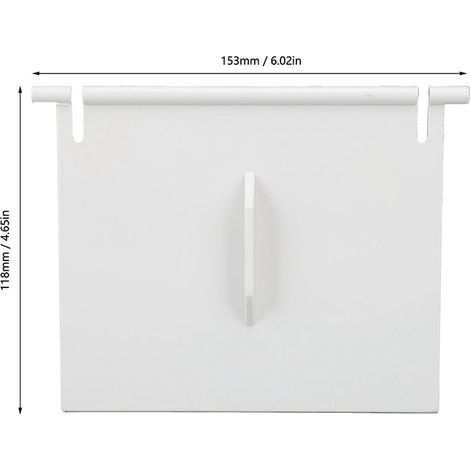 Porte D'ÉCumoire De Piscine Rabat De Porte Compatible avec Hayward 8926 Remplacement Fiable en Plastique Durable pour Skimmer Piscine Hors Sol (1/2)