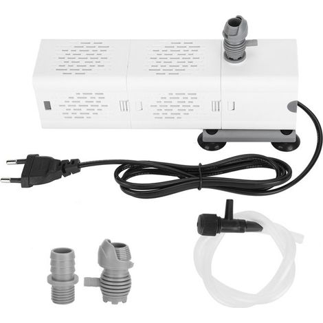 BelleRise - Filtre intégré – ZY-N61 4-en-1 silencieux 500 L/h – aquarium 60 cm blanc (1/5)