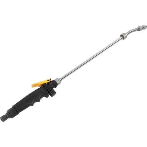 Pistolet nettoyeur haute pression avec buse réglable rotation 360° pour lavage voiture bateau ABS acier inoxydable laiton (1/5)