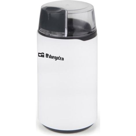 Kaffeemühle Orbegozo MO 3200 transparent weiß 200 Watt