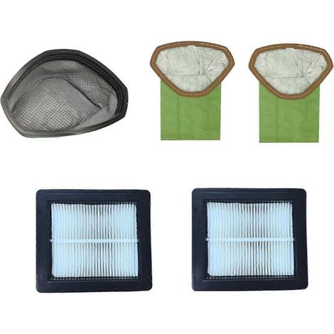 Filtre HEPA, barrière anti-poussière et sacs en papier compatibles avec les aspirateurs sans fil 3/3 et les aspirateurs dorsaux 3 PH. Pièces détachées (1/5)