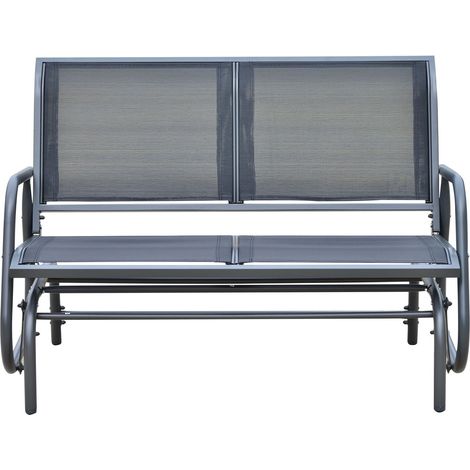 Banc-Fauteuil à bascule SONNELLINO noir (1/5)