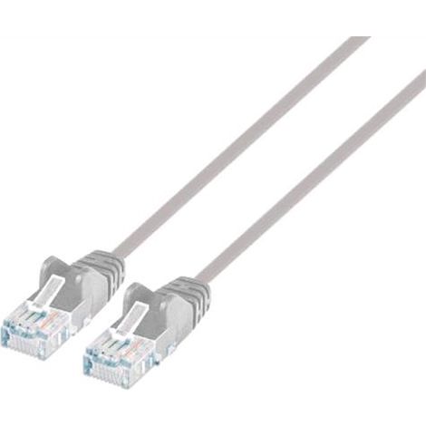 Intellinet Cavo patch di rete Cat6 UTP Slim 1,5 m grigio (1/3)