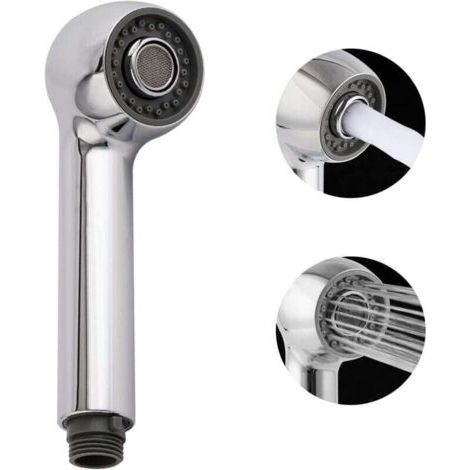 Ersatzauslauf für ausziehbare Küchenarmatur, 2-Funktions-Spültischarmaturkopf, G1/2- oder 13/16"-Außengewindeanschluss, nicht universell, gebürstetes Nickel, verchromt