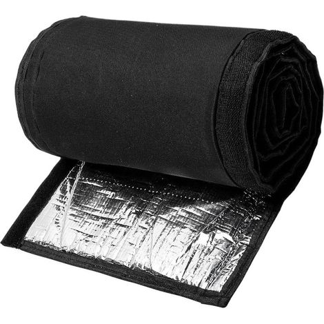 Tuyau enveloppant Cache-tuyau de climatiseur – Accessoire de climatiseur à 3 couches pour pompe à chaleur quotidien, hiver, camping-car, piscine, poêle d'extérieur au sol (1/5)