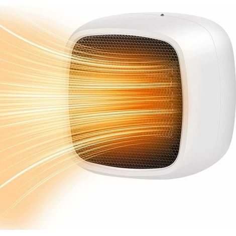 Radiateur d'appoint 800 W, radiateur électrique, radiateur électrique économique avec 2 réglages de température (1/4)