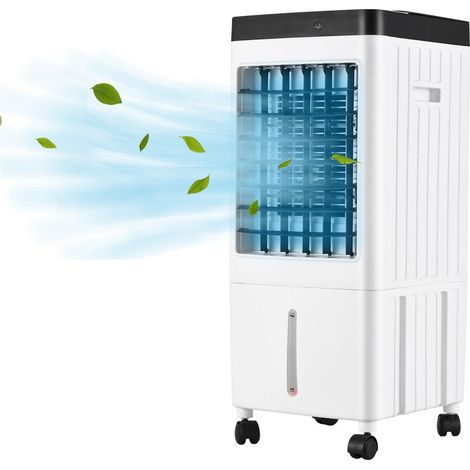 Climatiseur portable ventilateur évaporatif 3 vitesses – Timer 7h – Contrôle à distance – Pour chambre et bureau (1/5)