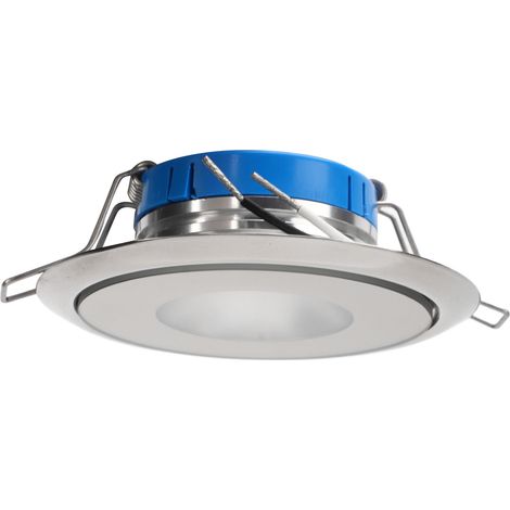 Plafonnier RV LED 3,5 pouces Intérieur Lampe Dôme Blanc Chaud 365LM 3000K IP66 Étanche pour Yacht Camping-car Salle de Bain (1/5)