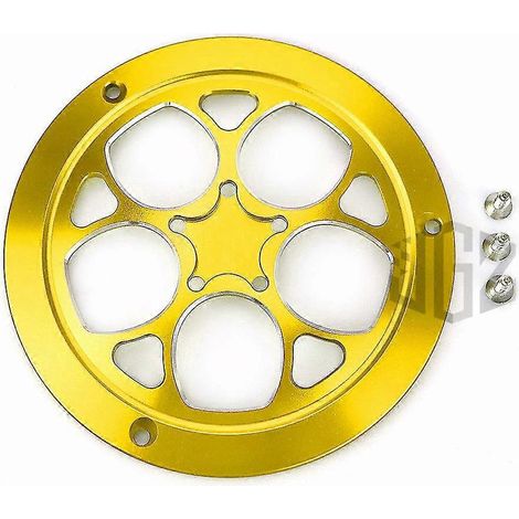 CNC-gefräste Aluminium-Lüfterabdeckung zum Schutz des Motors für Vespa Sprint Primavera LX 150 (2013–2019/2020) – Gold (1/5)
