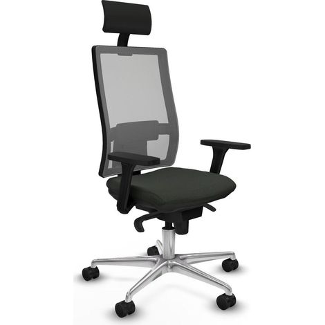 Piqueras y Crespo Silla Ergonómica Negra de Oficina (1/3)
