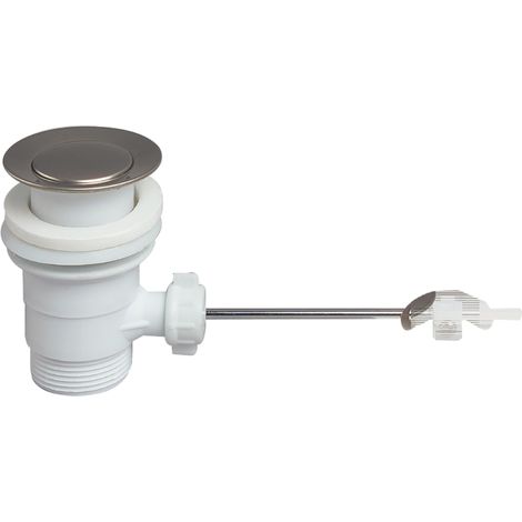 Bonde Lavabo WIRQUIN Sans Tirette Blanche (1/3)
