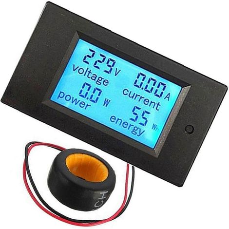 Voltmètre numérique 100 A / 80-260 V, voltmètre, ampèremètre, multimètre K4-FFY (1/4)