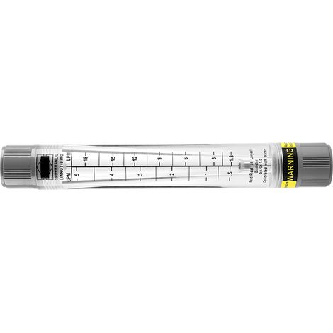 Rohrdurchflussmesser für Flüssigkeitsleitungen, Durchflussbereich 0,5–5 GPM / 1,8–18 LPM (1/5)