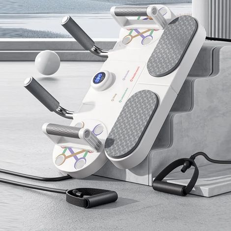 Support de pompes 6 en 1, appareil de musculation plat pour les pectoraux et les abdominaux, équipement de fitness à domicile, plaque de support