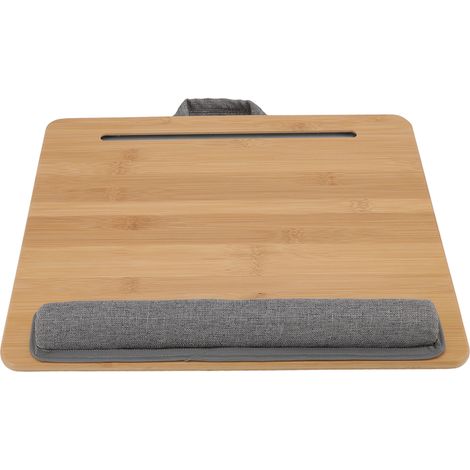 Tablette Bambou Multifonction avec Coussin - Bureau Portable pour Lit, Canapé, Écriture et Repas (1/5)