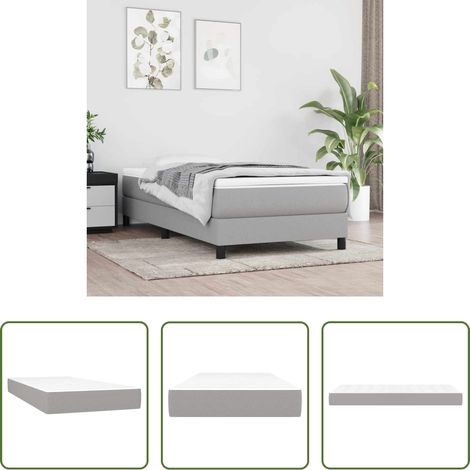 Matelas à ressorts ensachés - Matelas à ressorts ensachés pour enfants fermeté moyenne 80x160 cm tissu (1/5)