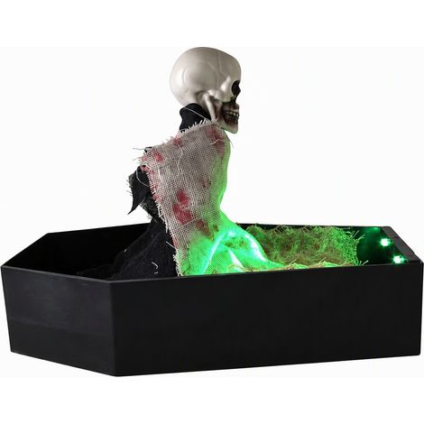 Suspension lumineuse LED motif crâne à suspendre pour les fêtes (1/5)