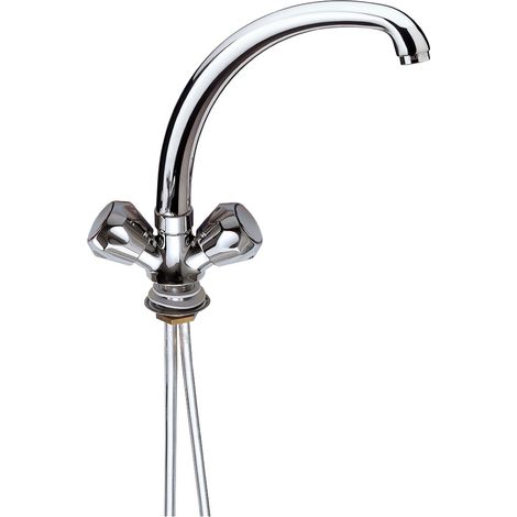 Rubinetto lavello con canna girevole fusa - serie 1000-2000 (1/2)