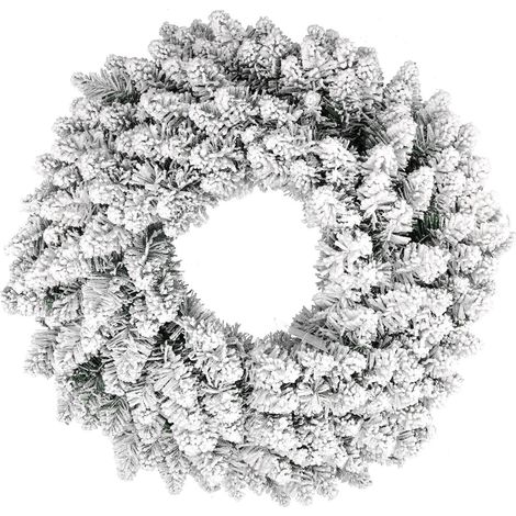Coroncina monte bonifato innevato cm Ø50