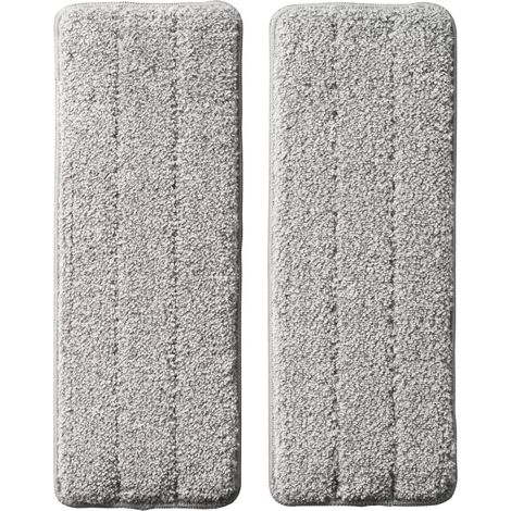 Set Serpillière Microfibre - 2 Housses - Seau 4,5L - Manche Télescopique 155cm - Nettoyage Sol (1/5)