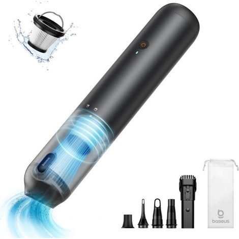 Baseus Aspirapolvere Auto A3 Lite Mini Soffiatore Aria 12000PA Bianco