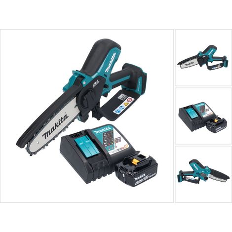 Makita DUC 150 RG Akku Kettensäge 18 V 15 cm Brushless + 1x Akku 6,0 Ah + Ladegerät