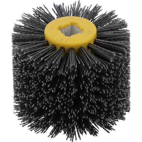 Disque à tréfiler, brosse abrasive pour le polissage et le lissage des meubles et parquets en bois. (1/4)