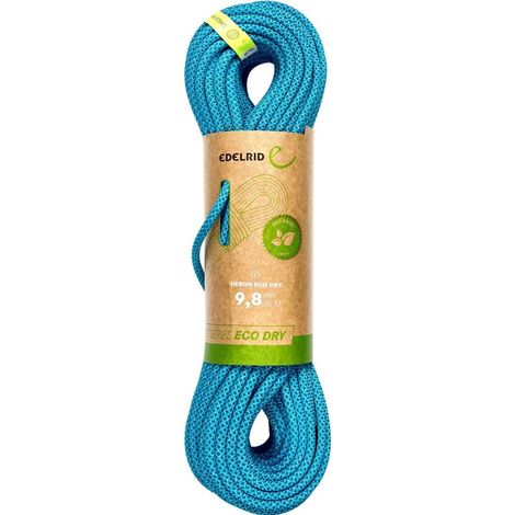 Cuerda dinámica Edelrid Heron Eco Dry 9,8 mm 50 m - menta helada