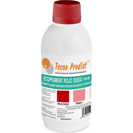 Tecno Prodist ECOPIGMENT - Tintes líquidos Inorgánicos para Pinturas Ecológicas, barnices y pinturas al agua