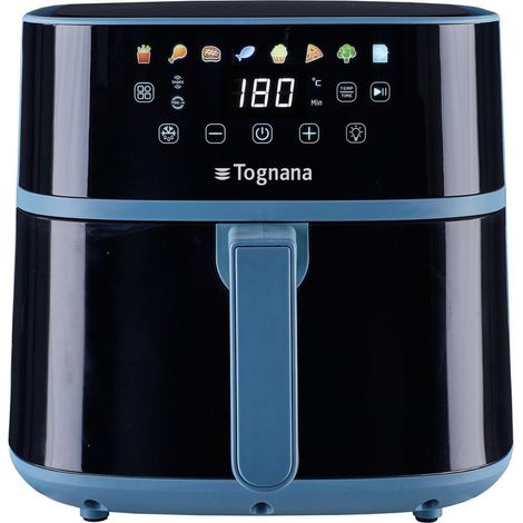 TOGNANA Friggitrice Ad Aria Iridea Con Doppia Resestenza 6 Litri Champagne