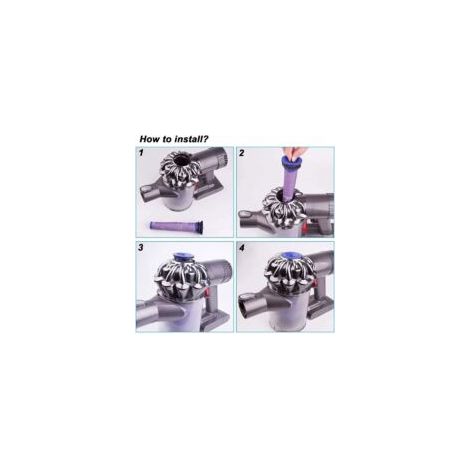 Set di 3 filtri pre-motore di ricambio per Dyson V6 V7 V8 DC58 DC59 DC61 DC62 DC74 - Crezuo