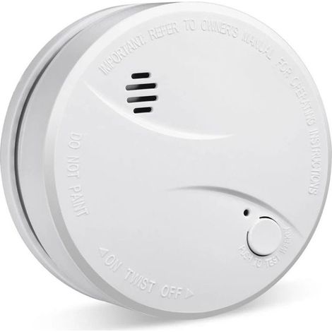 GDHZS-  Détecteur de fumée sans Fil, Détecteur de fumée à détecteur photoélectrique(Lot de 1) (1/4)