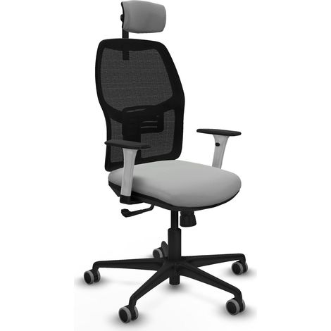 Chaise de bureau piqueras y crespo Alfera blanche 120 kg (1/2)