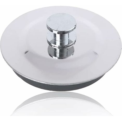 Tapón de drenaje de 1 pieza, tapón de drenaje universal, diámetro 42-45 mm, tapón de bañera, tapón de cocina, tapón de lavabo de baño. (1/4)