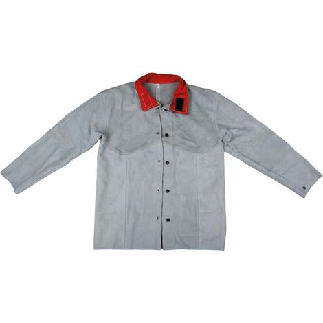 [NEUWERTIG] B-Ware Ks Tools Schweißerjacke Jacke Arbeitskleidung Schweißerjacke Grau Größe L