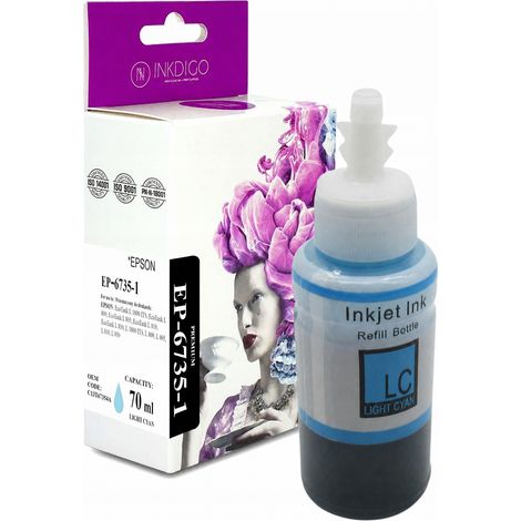 Inkdigo T6735 Tinte kompatibel mit Epson EcoTank L1800ITS, L805, L810, TÜV-zertifiziert (1/4)