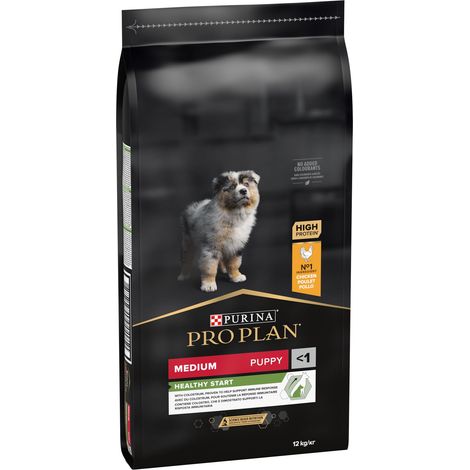 Nourriture Purina Pro Plan Poulet moyen pour chiots - 12kg (1/7)