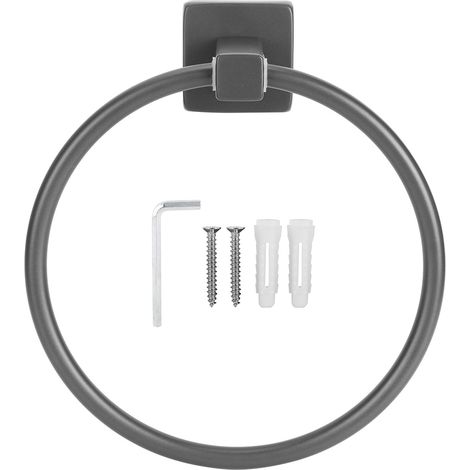 Toallero de pared de acero inoxidable para baño y aseo. (1/5)
