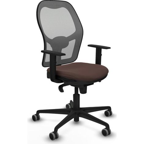 Piqueras y Crespo Jorquera chaise bureau gris marron foncé