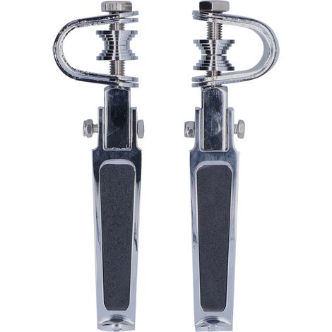 Repose-pieds électroplés pour barres de protection moteur 1-1/4 po, remplacement compatible FXDFSE FLHTCSE FLHRSEI (1/5)