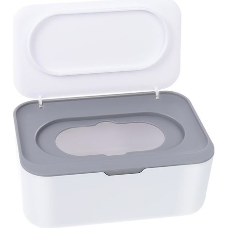 de rangement grise pour lingettes et serviettes sèches et (1/5)